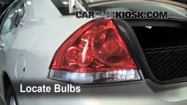 2008 Chevrolet Impala LT 3.5L V6 FlexFuel Éclairage Feux de position arrière (remplacer ampoule)